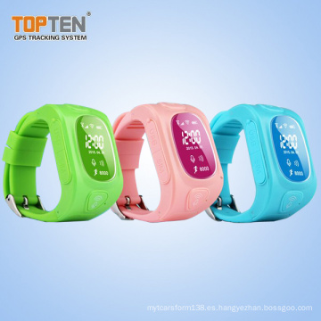 Personal GSM GPRS Celular / teléfono móvil reloj GPS de seguimiento / rastreador para niños / niños (WT50-ER)